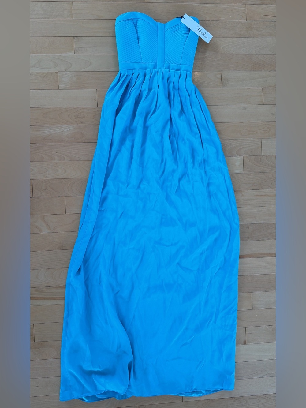 Parker Women's Venice Strapless Maxi Dress, Capri Long Maxi Size XS NWT